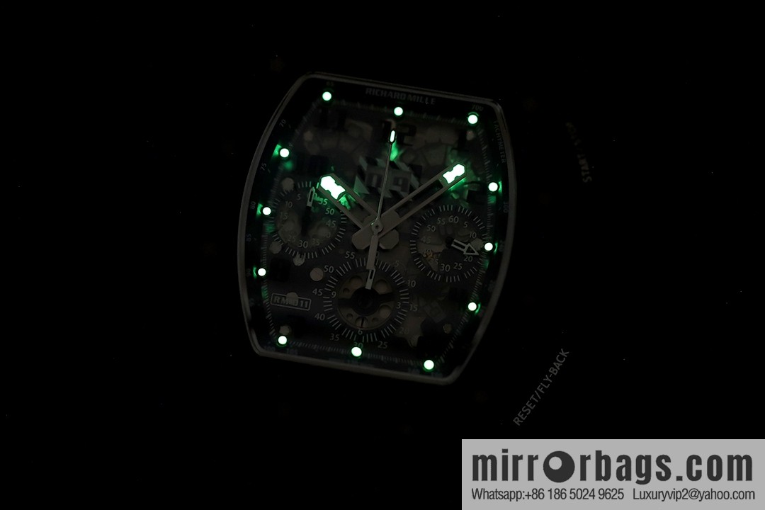 Z Factory Richard Mill RM11-FM Series RM 11-FM with 7750 Chronograph Mechanical Movement Fly Back Chronograph Automatic Watch
