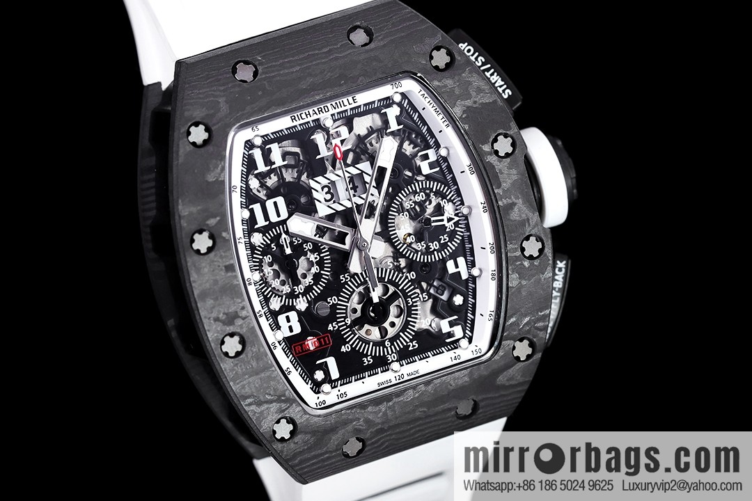 Z Factory Richard Mill RM11-FM Series RM 11-FM with 7750 Chronograph Mechanical Movement Fly Back Chronograph Automatic Watch