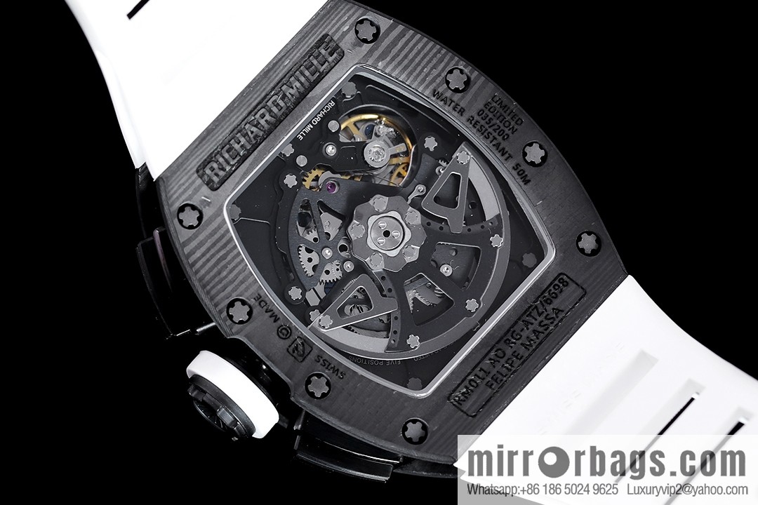 Z Factory Richard Mill RM11-FM Series RM 11-FM with 7750 Chronograph Mechanical Movement Fly Back Chronograph Automatic Watch
