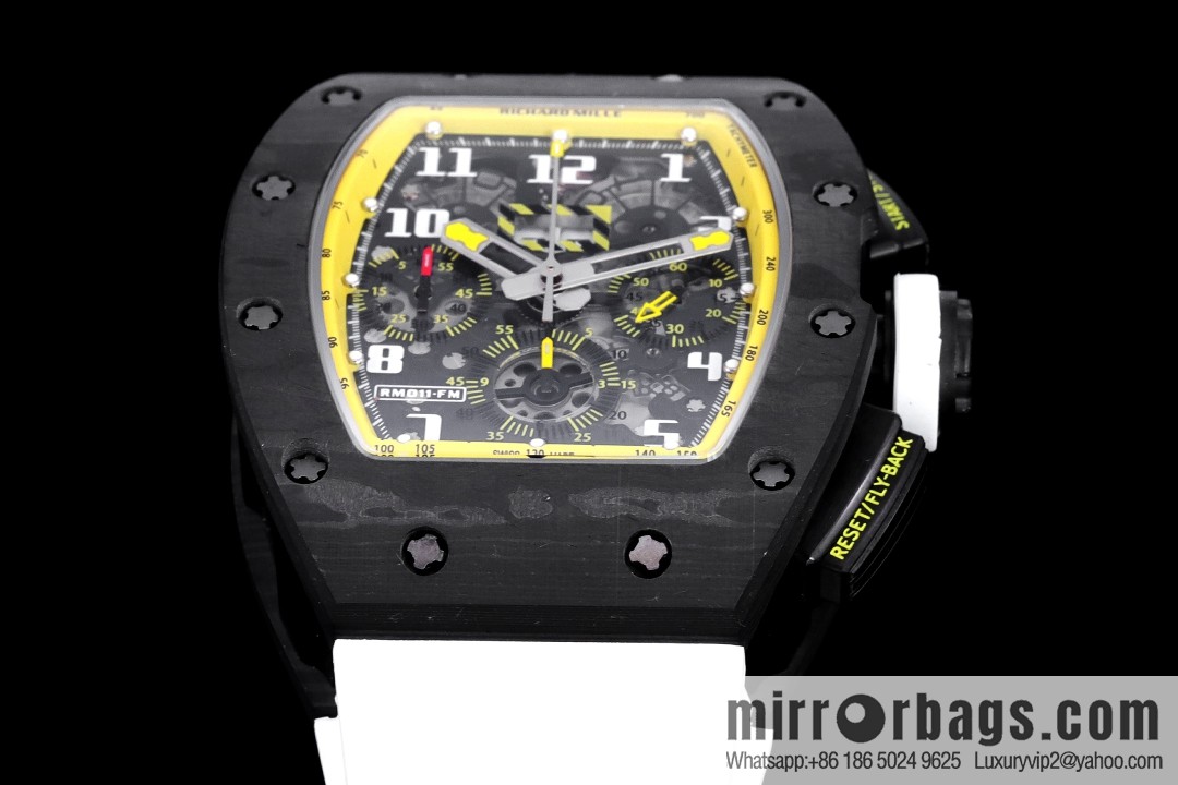 Z Factory Richard Mill RM11-FM Series RM 11-FM with 7750 Chronograph Mechanical Movement Fly Back Chronograph Automatic Watch