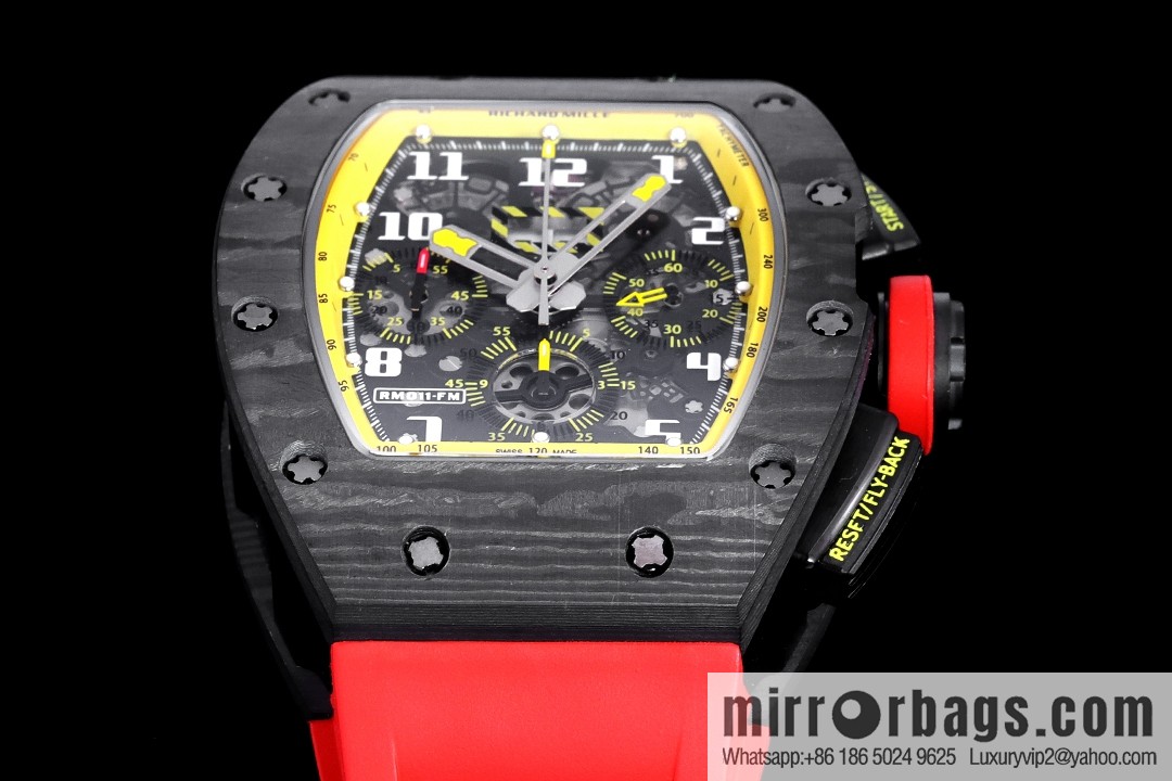 Z Factory Richard Mill RM11-FM Series RM 11-FM with 7750 Chronograph Mechanical Movement Fly Back Chronograph Automatic Watch