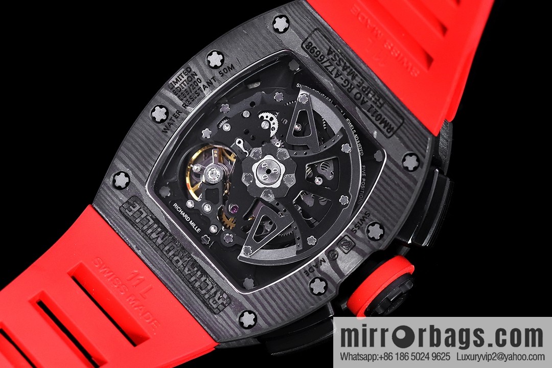 Z Factory Richard Mill RM11-FM Series RM 11-FM with 7750 Chronograph Mechanical Movement Fly Back Chronograph Automatic Watch