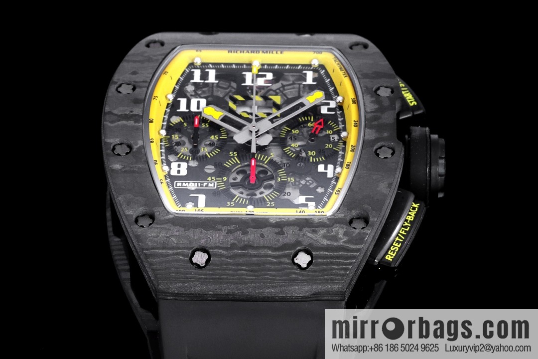 Z Factory Richard Mill RM11-FM Series RM 11-FM with 7750 Chronograph Mechanical Movement Fly Back Chronograph Automatic Watch