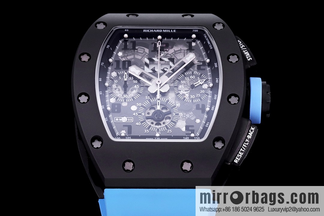 Z Factory Richard Mill RM11-FM Series RM 11-FM with 7750 Chronograph Mechanical Movement Fly Back Chronograph Automatic Watch