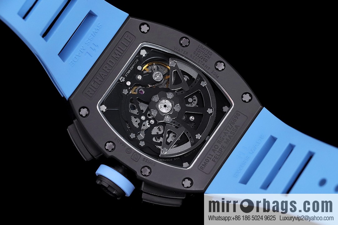 Z Factory Richard Mill RM11-FM Series RM 11-FM with 7750 Chronograph Mechanical Movement Fly Back Chronograph Automatic Watch