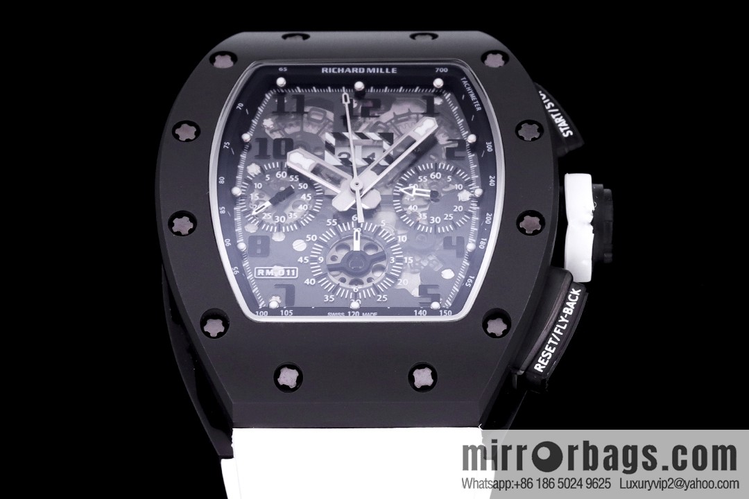 Z Factory Richard Mill RM11-FM Series RM 11-FM with 7750 Chronograph Mechanical Movement Fly Back Chronograph Automatic Watch