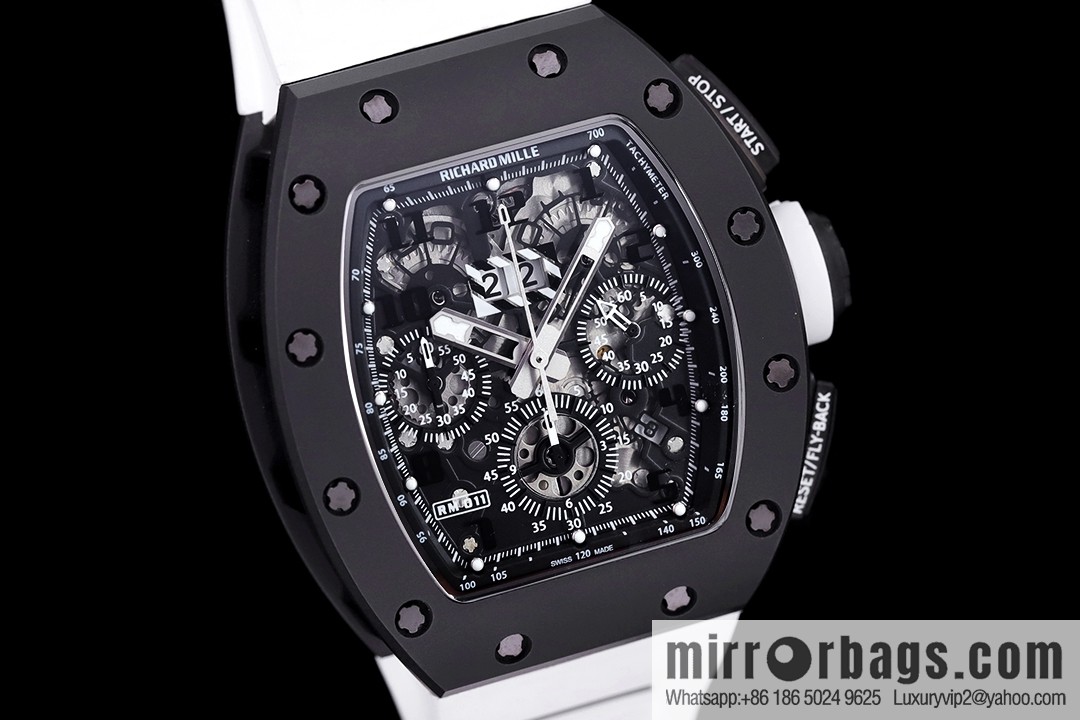 Z Factory Richard Mill RM11-FM Series RM 11-FM with 7750 Chronograph Mechanical Movement Fly Back Chronograph Automatic Watch