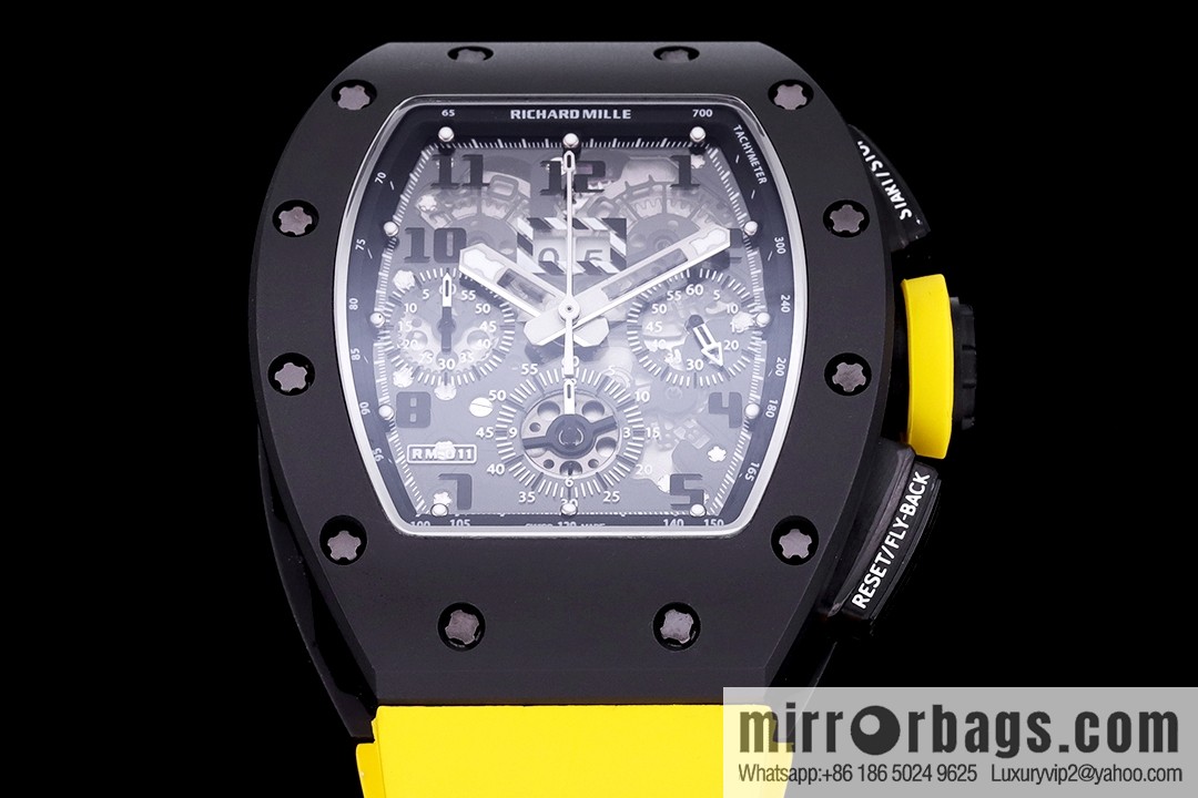 Z Factory Richard Mill RM11-FM Series RM 11-FM with 7750 Chronograph Mechanical Movement Fly Back Chronograph Automatic Watch
