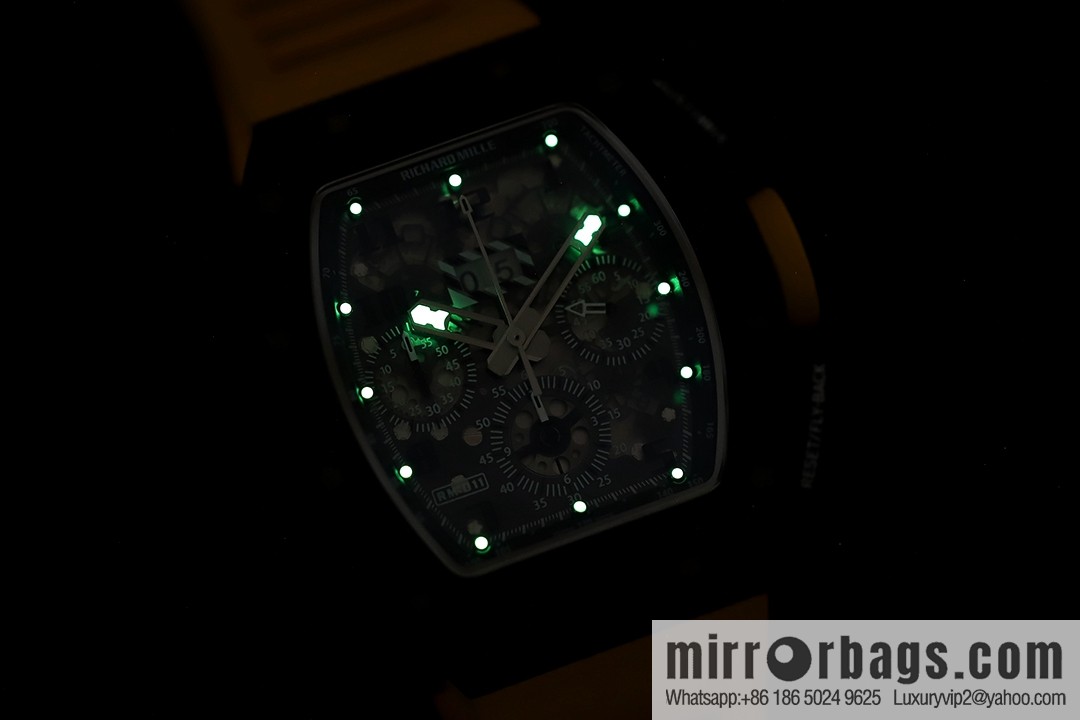Z Factory Richard Mill RM11-FM Series RM 11-FM with 7750 Chronograph Mechanical Movement Fly Back Chronograph Automatic Watch