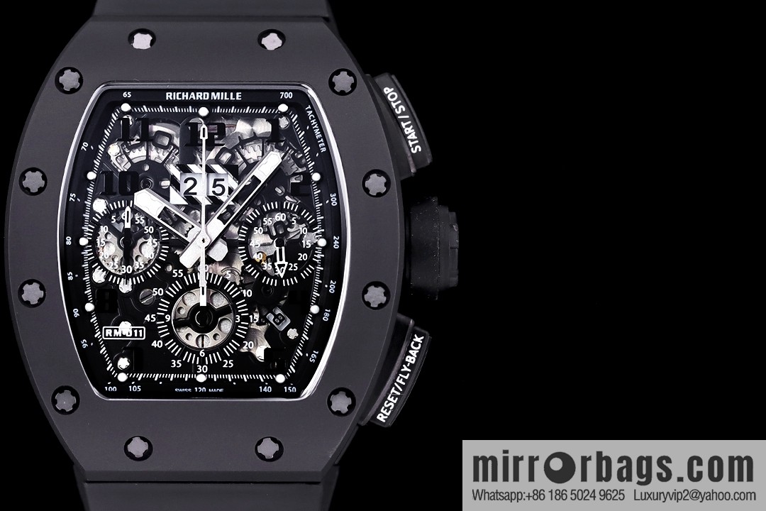 Z Factory Richard Mill RM11-FM Series RM 11-FM with 7750 Chronograph Mechanical Movement Fly Back Chronograph Automatic Watch
