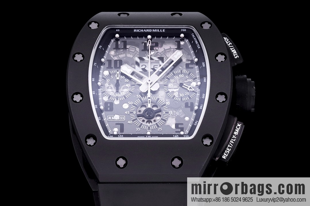 Z Factory Richard Mill RM11-FM Series RM 11-FM with 7750 Chronograph Mechanical Movement Fly Back Chronograph Automatic Watch