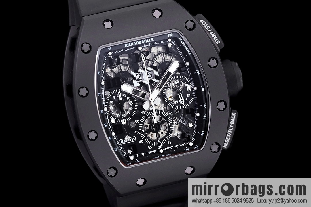 Z Factory Richard Mill RM11-FM Series RM 11-FM with 7750 Chronograph Mechanical Movement Fly Back Chronograph Automatic Watch