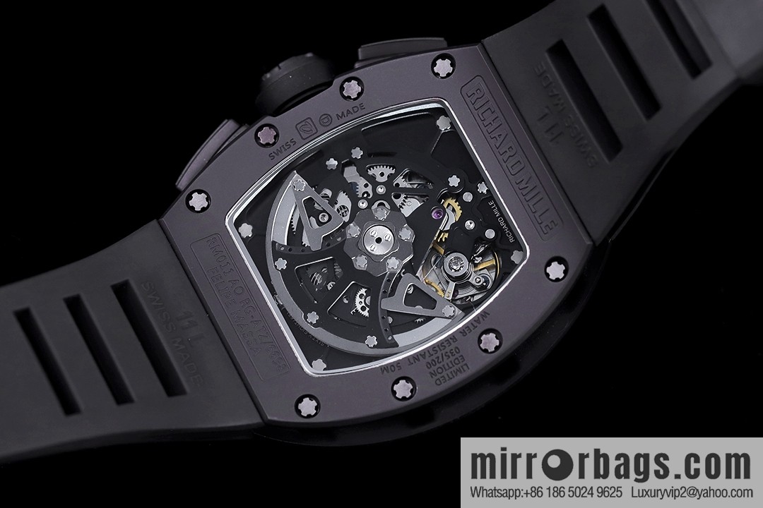 Z Factory Richard Mill RM11-FM Series RM 11-FM with 7750 Chronograph Mechanical Movement Fly Back Chronograph Automatic Watch