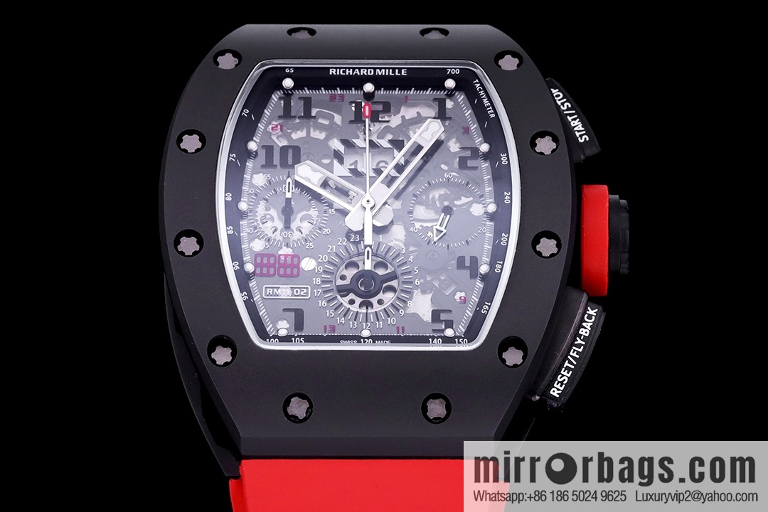Z Factory Richard Mill RM11-FM Series RM 11-FM with 7750 Chronograph Mechanical Movement Fly Back Chronograph Automatic Watch
