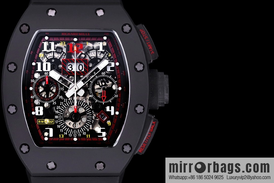 Z Factory Richard Mill RM11-FM Series RM 11-FM with 7750 Chronograph Mechanical Movement Fly Back Chronograph Automatic Watch