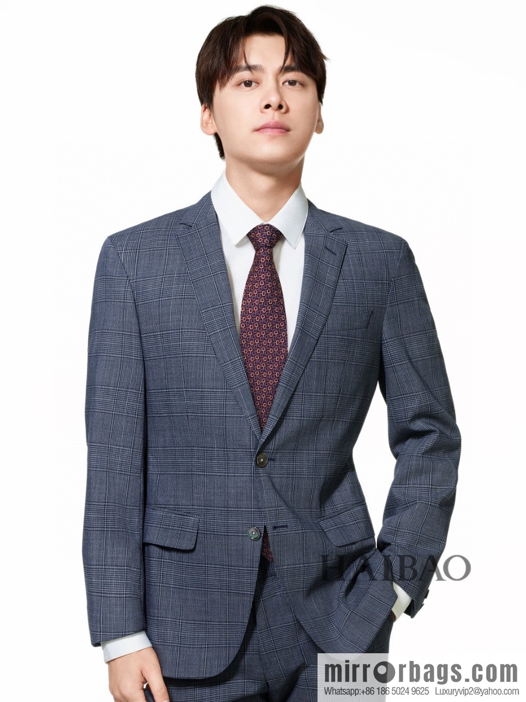 Hermes 100% top twill silk + wool inner three-color horse tie