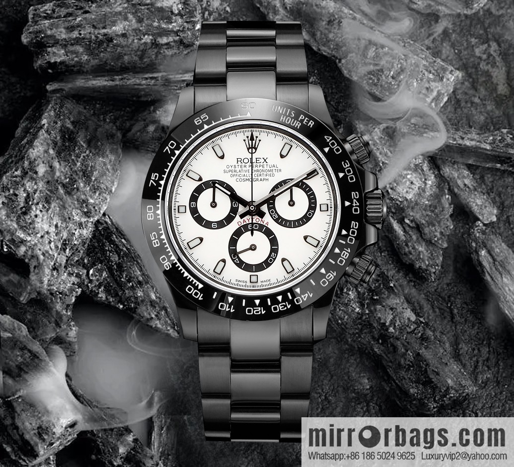🔥Ultra-thin upgrade 12.3mm latest fourth-generation Daytona stainless steel all-black latest carbon black vacuum plating replica 40mm
