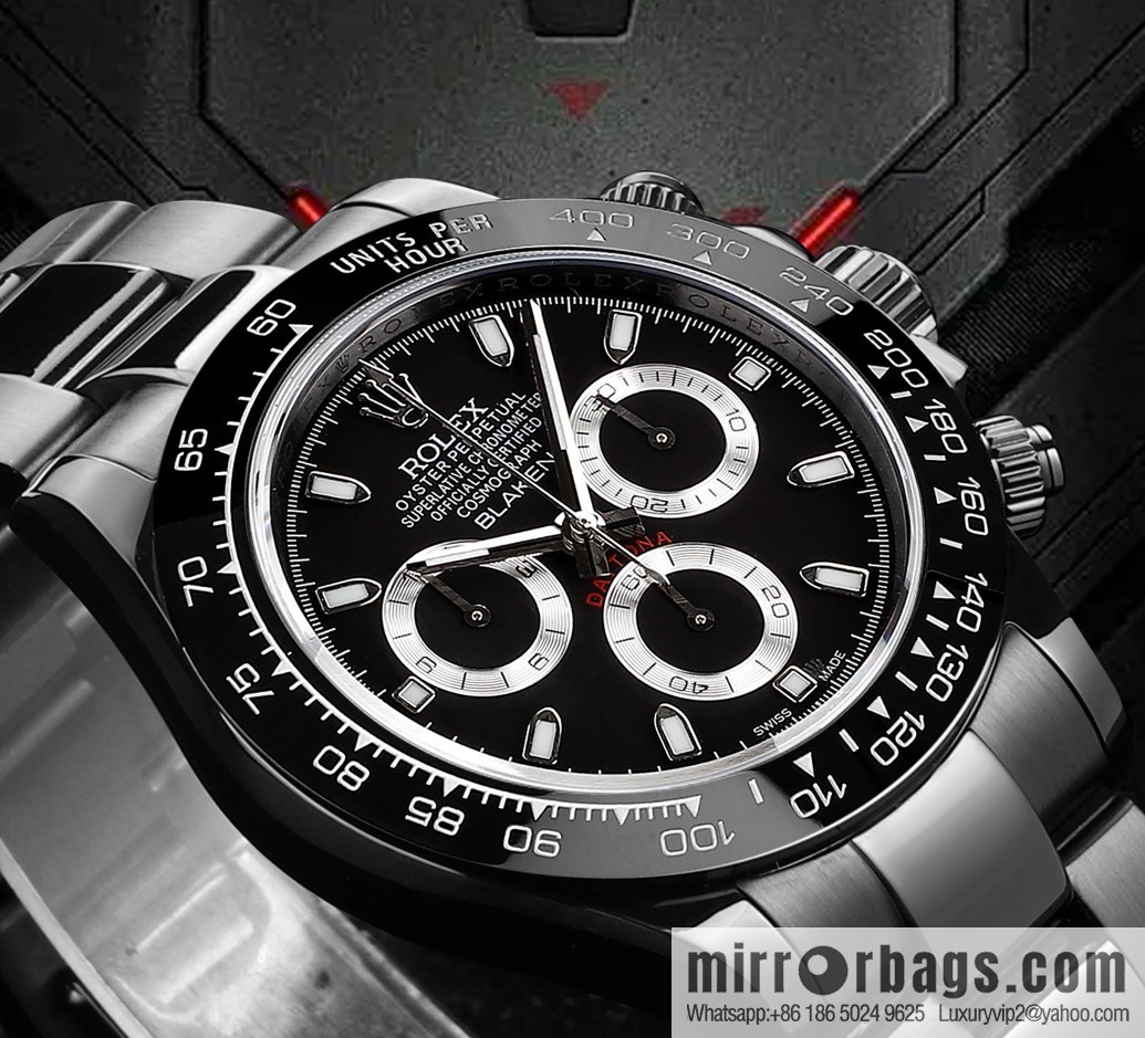 🔥Ultra-thin upgrade 12.3mm latest fourth-generation Daytona stainless steel all-black latest carbon black vacuum plating replica 40mm