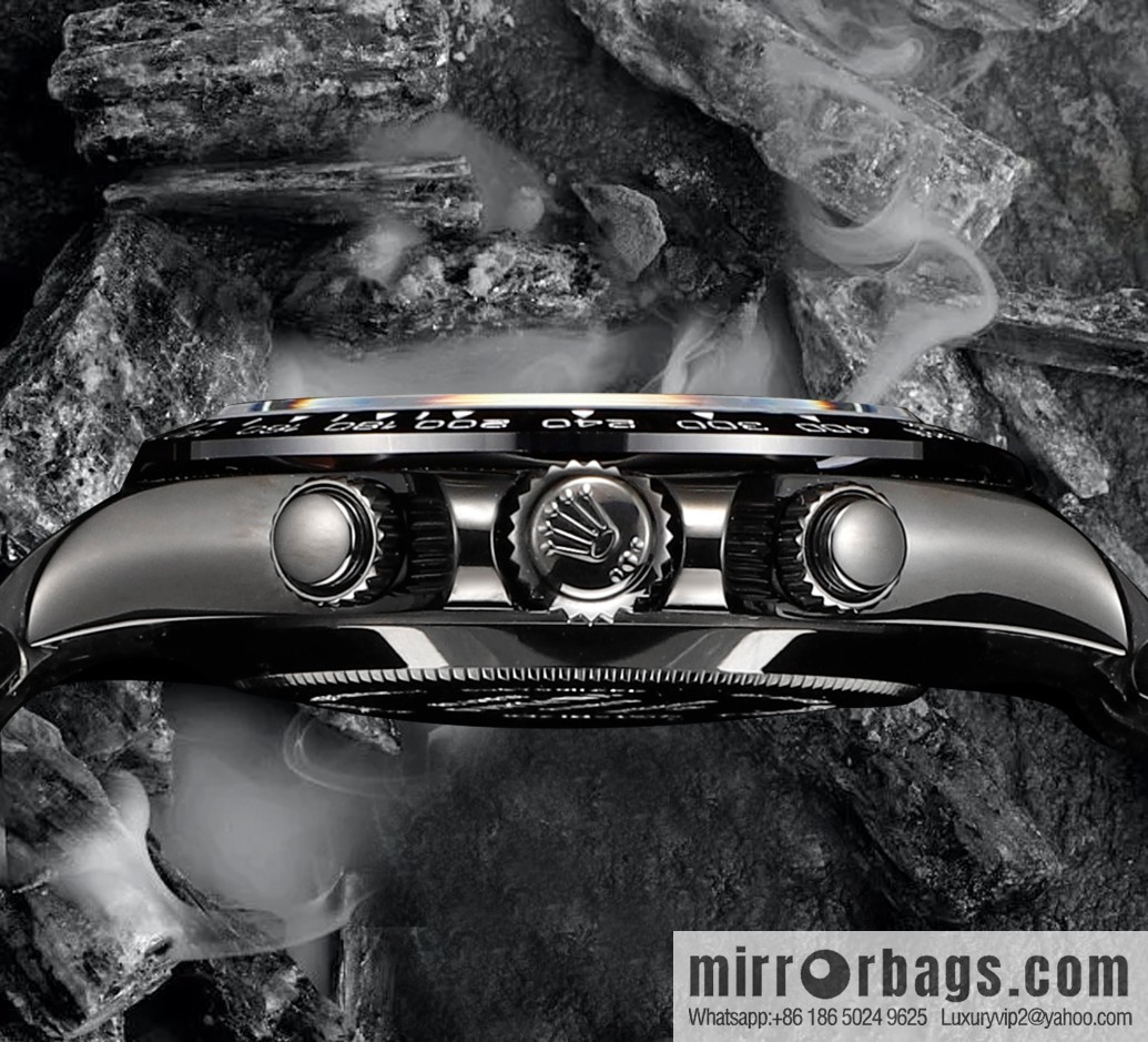 🔥Ultra-thin upgrade 12.3mm latest fourth-generation Daytona stainless steel all-black latest carbon black vacuum plating replica 40mm