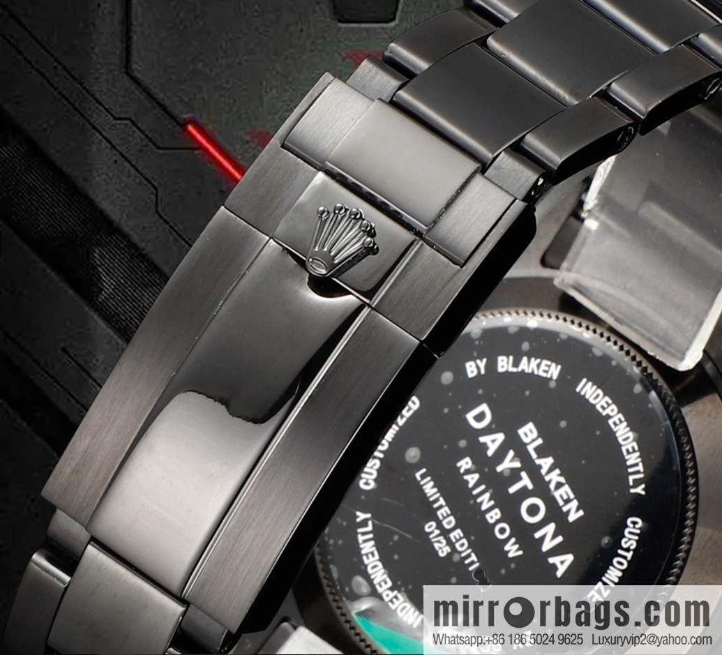 🔥Ultra-thin upgrade 12.3mm latest fourth-generation Daytona stainless steel all-black latest carbon black vacuum plating replica 40mm