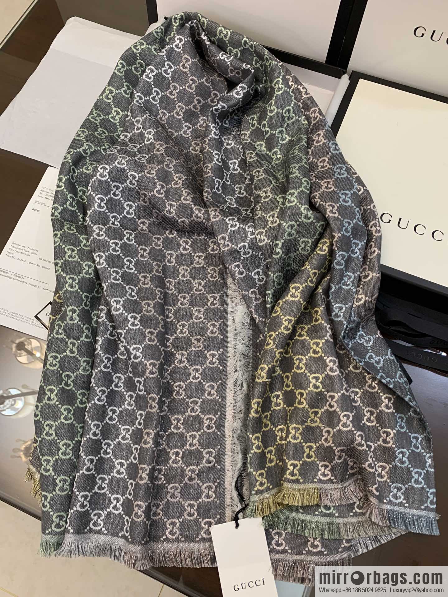 GUCCI Gucci GG logo women's scarf 558274