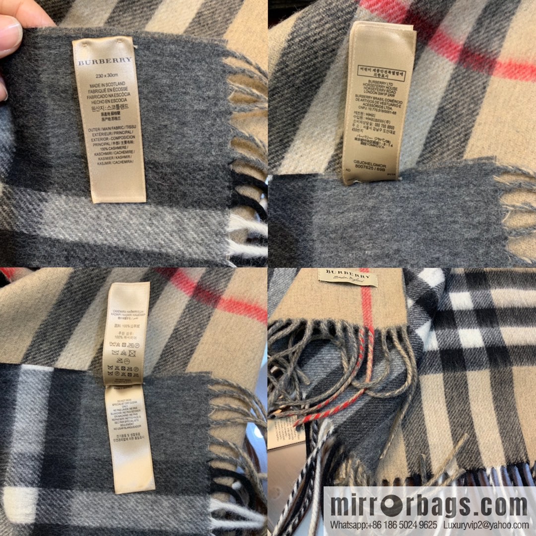 Burberry Burberry Scottish Worsted Cashmere Scarf