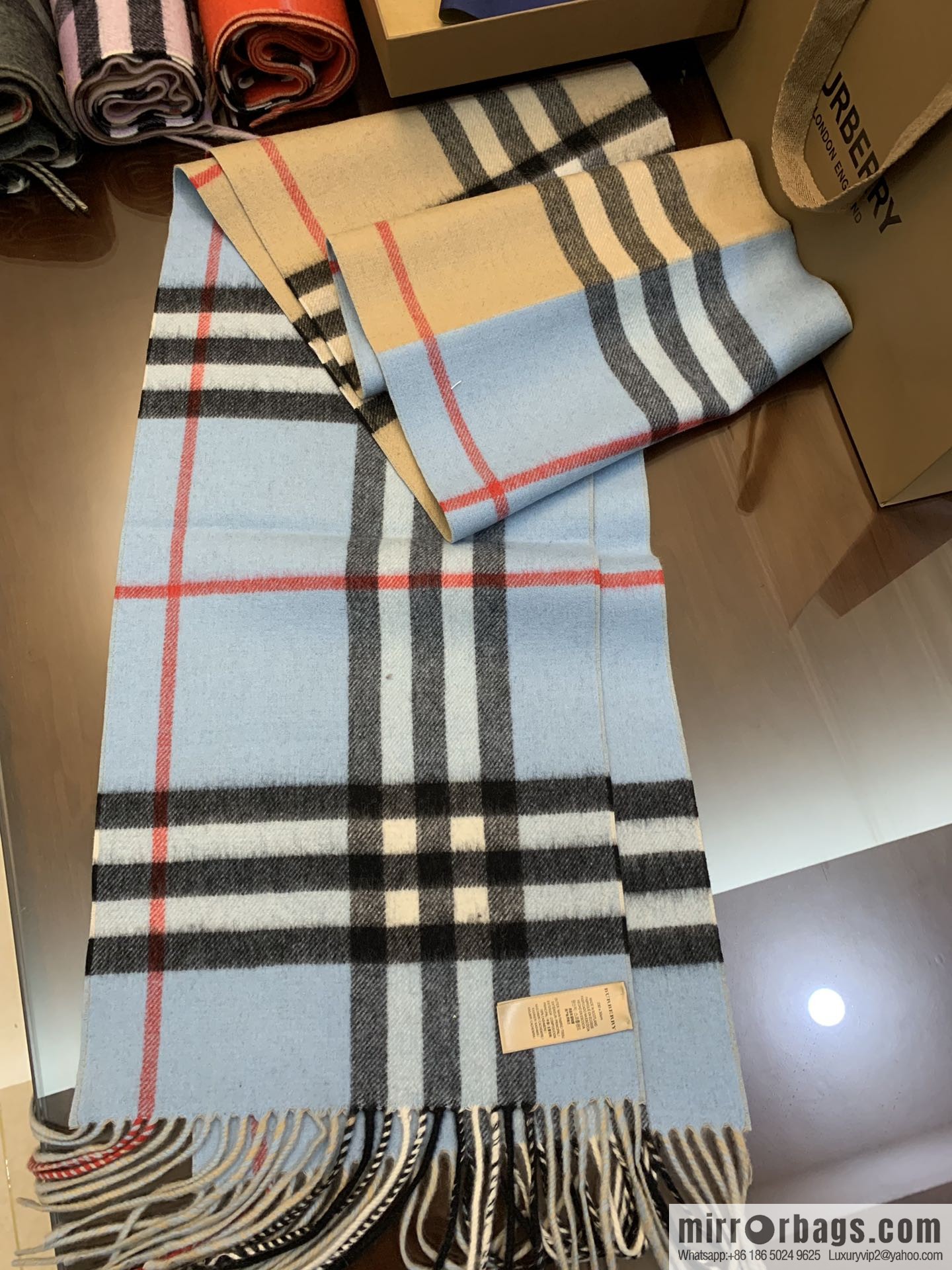Burberry Burberry Scottish Worsted Cashmere Scarf