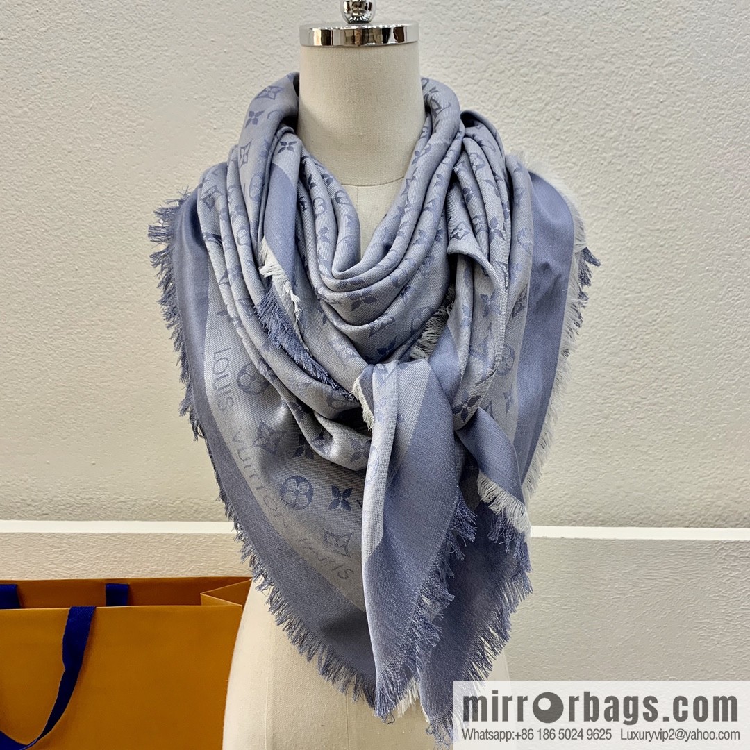 LV Louis Vuitton Monogram Denim Shawl M71378 M71382 M71330 M71329 M72412 M72046 M72273