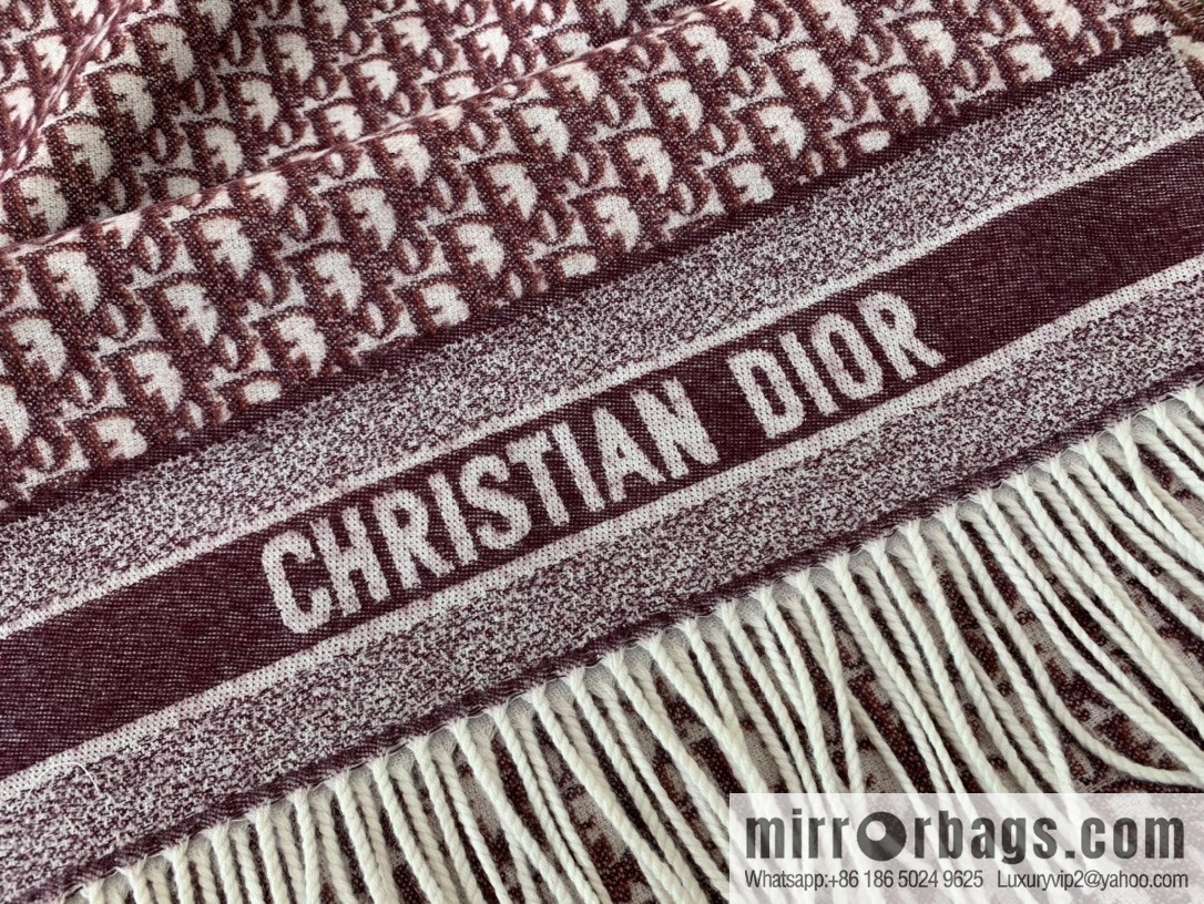 Dior classic old flower Oblique print new version cashmere scarf 01CDO309I093_C340