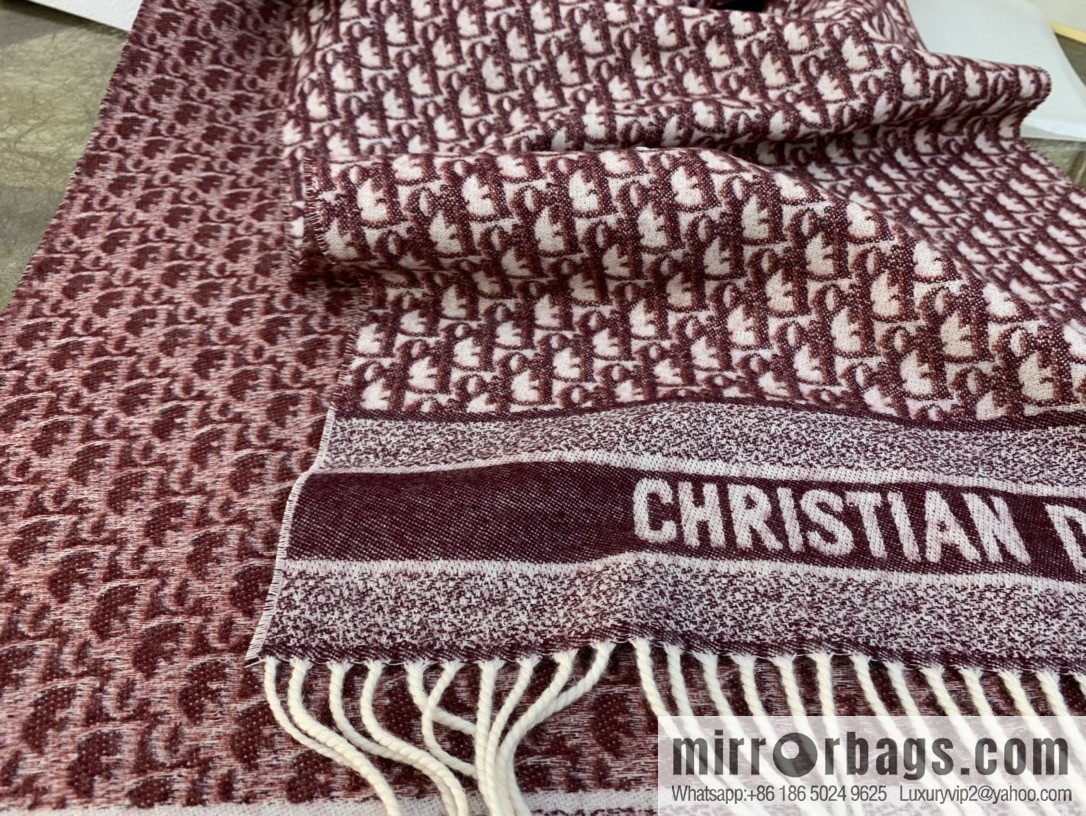 Dior classic old flower Oblique print new version cashmere scarf 01CDO309I093_C340