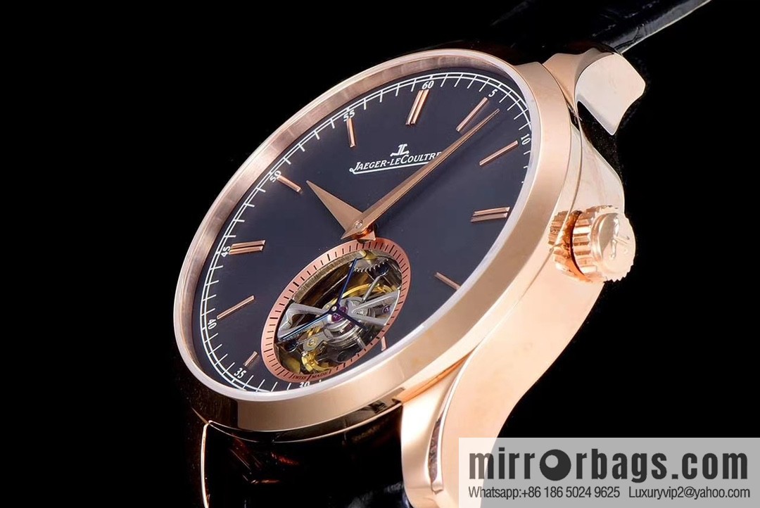 Jaeger-LeCoultre 1662451 Series Cal798 Automatic True Tourbillon Power Reserve 45 Hours Italian Cowhide Diameter: 42mm