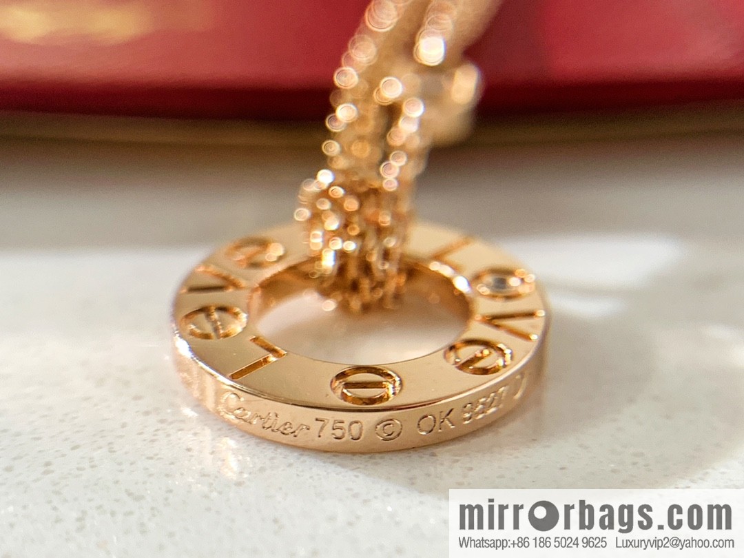 CARTIER Cartier LOVE series double chain necklace