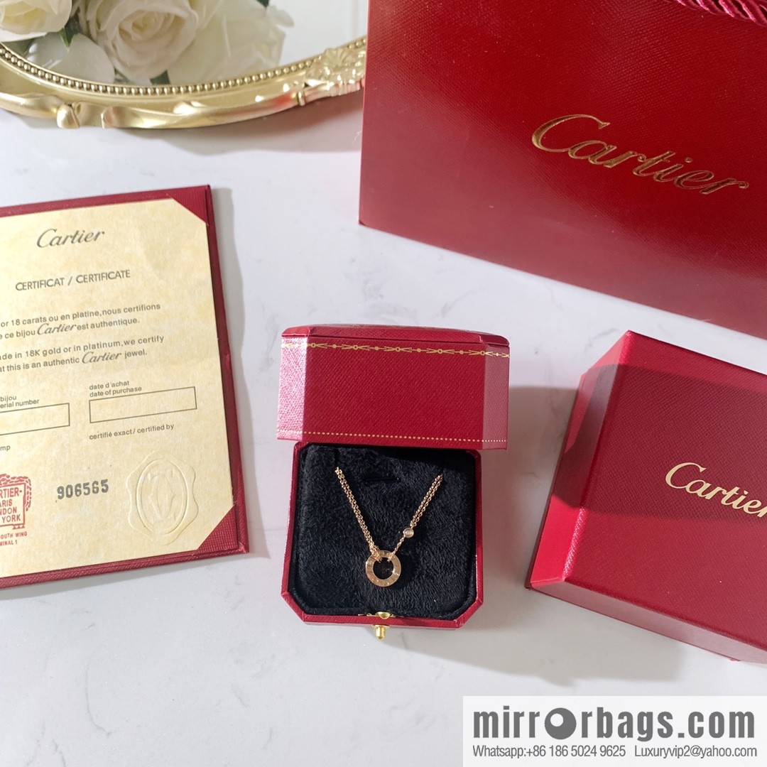 CARTIER Cartier LOVE series double chain necklace