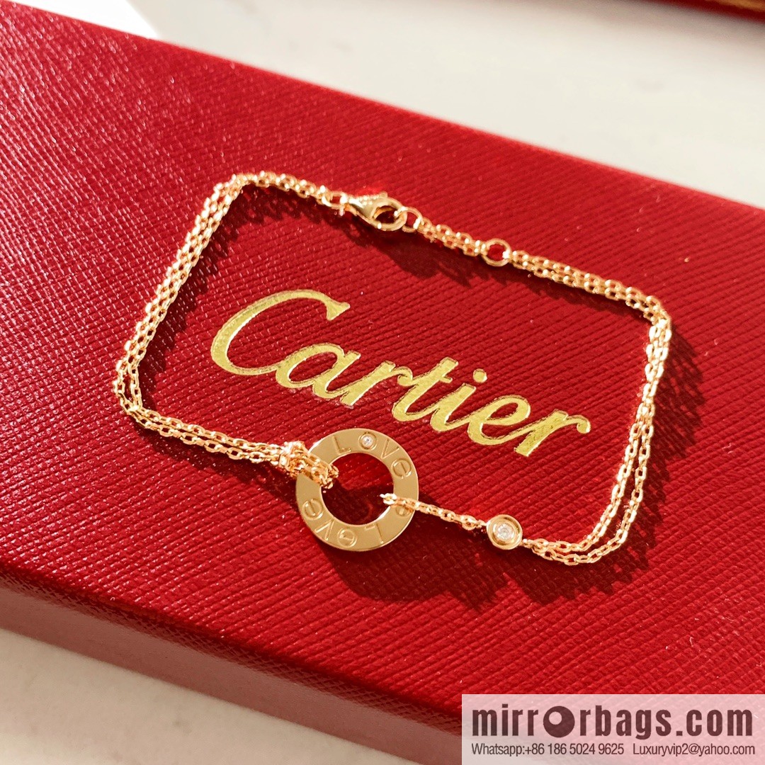 CARTIER Cartier LOVE series double chain bracelet