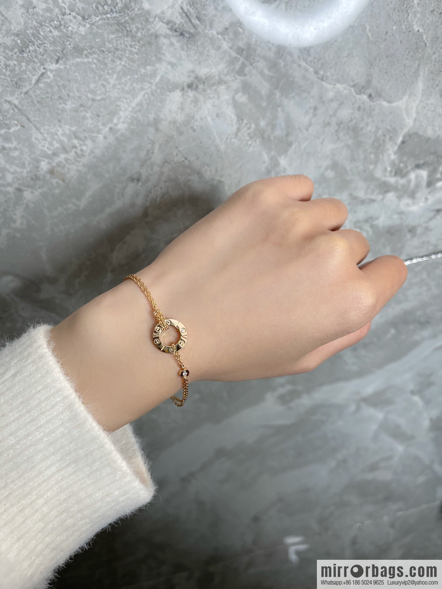 CARTIER Cartier LOVE series double chain bracelet