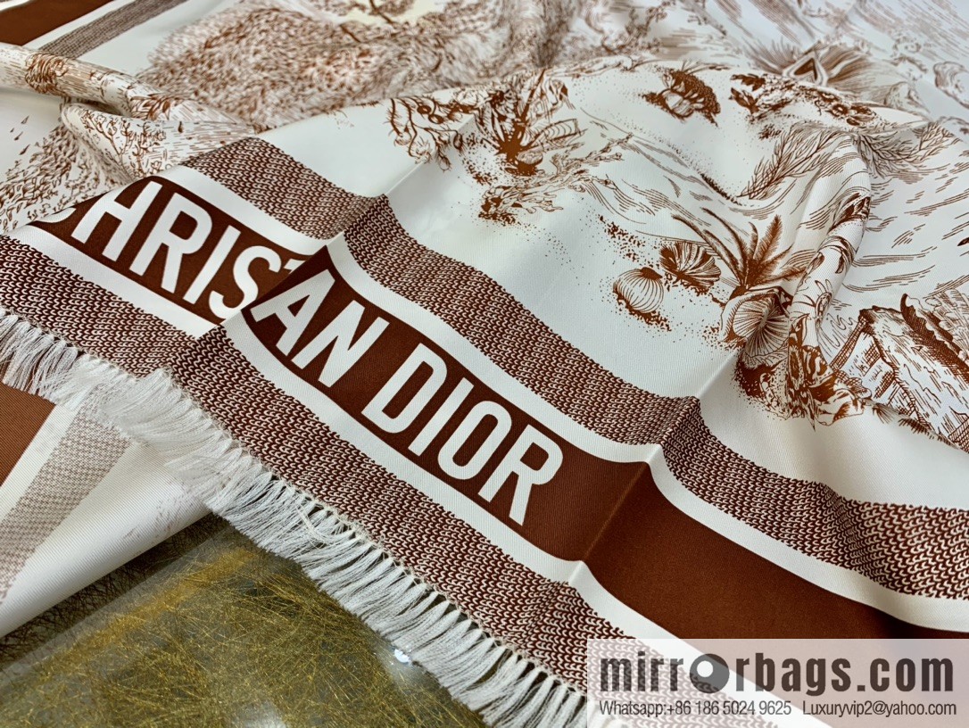 Dior 21 spring new silk square scarf