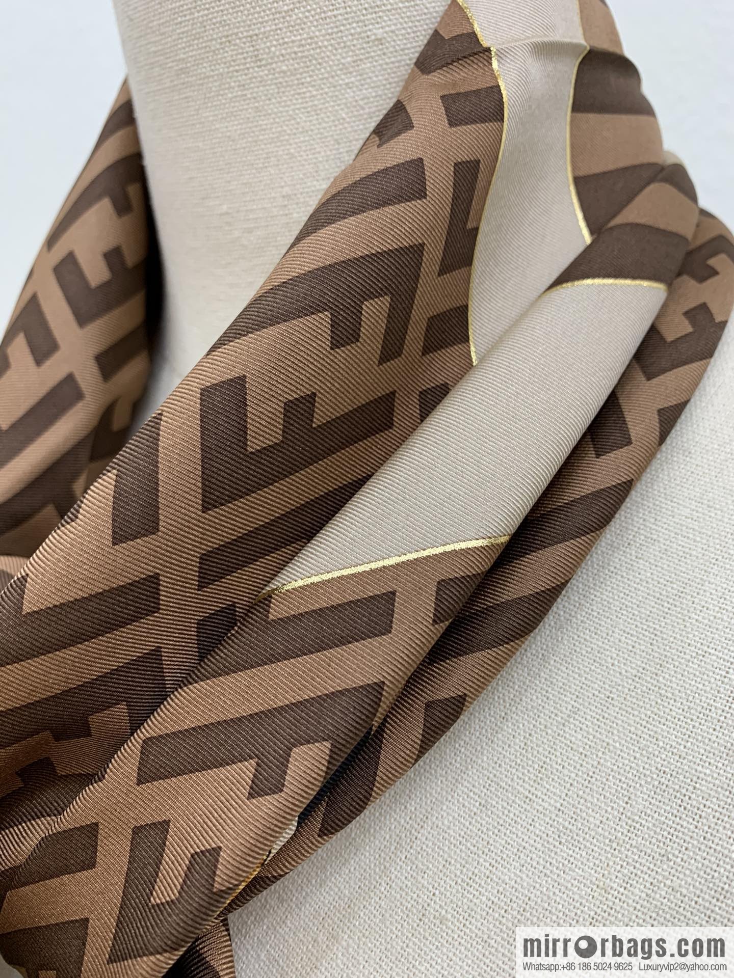 Fendi's new 100% silk scarf