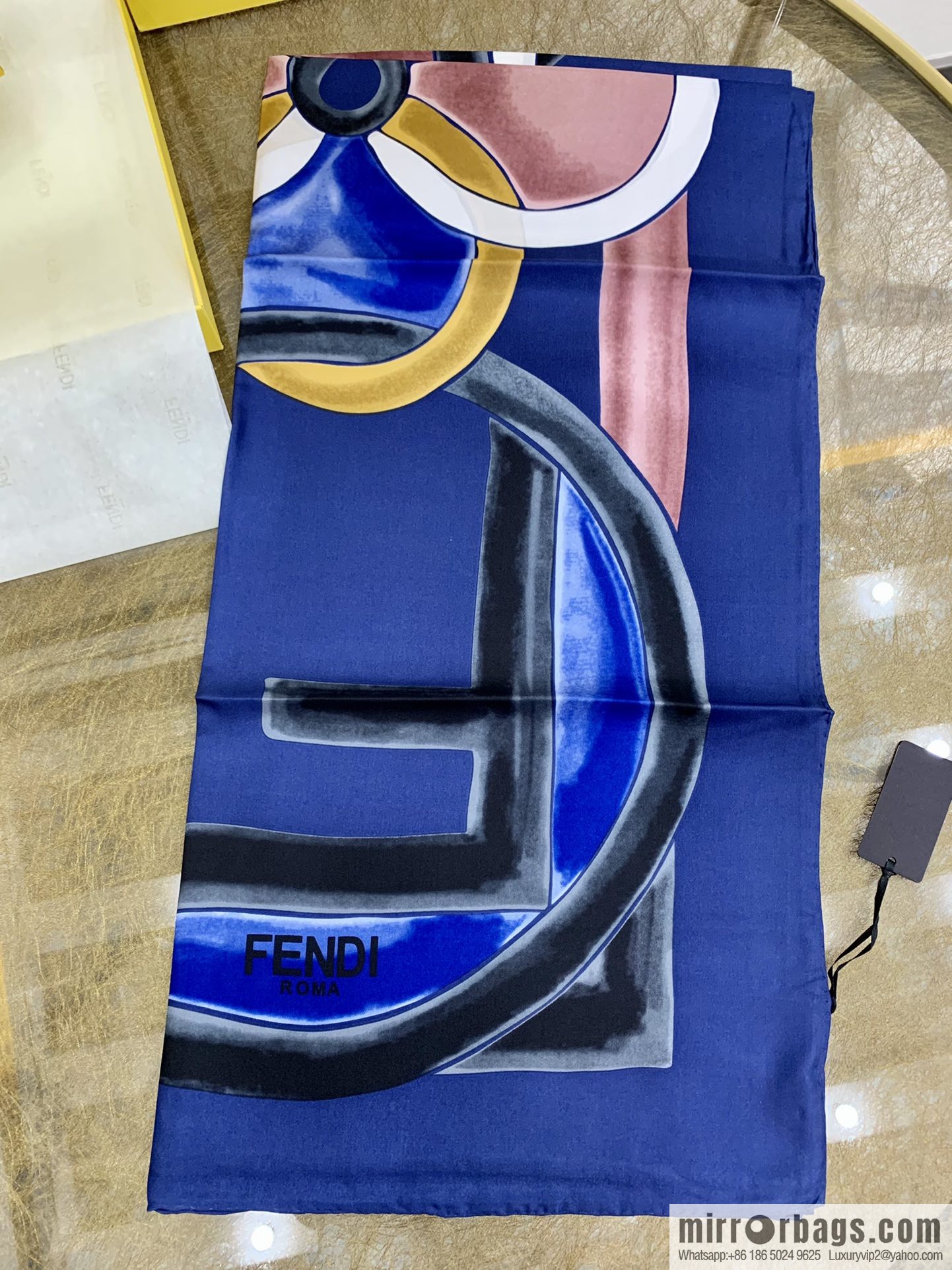 Fendi 100% imported silk scarf