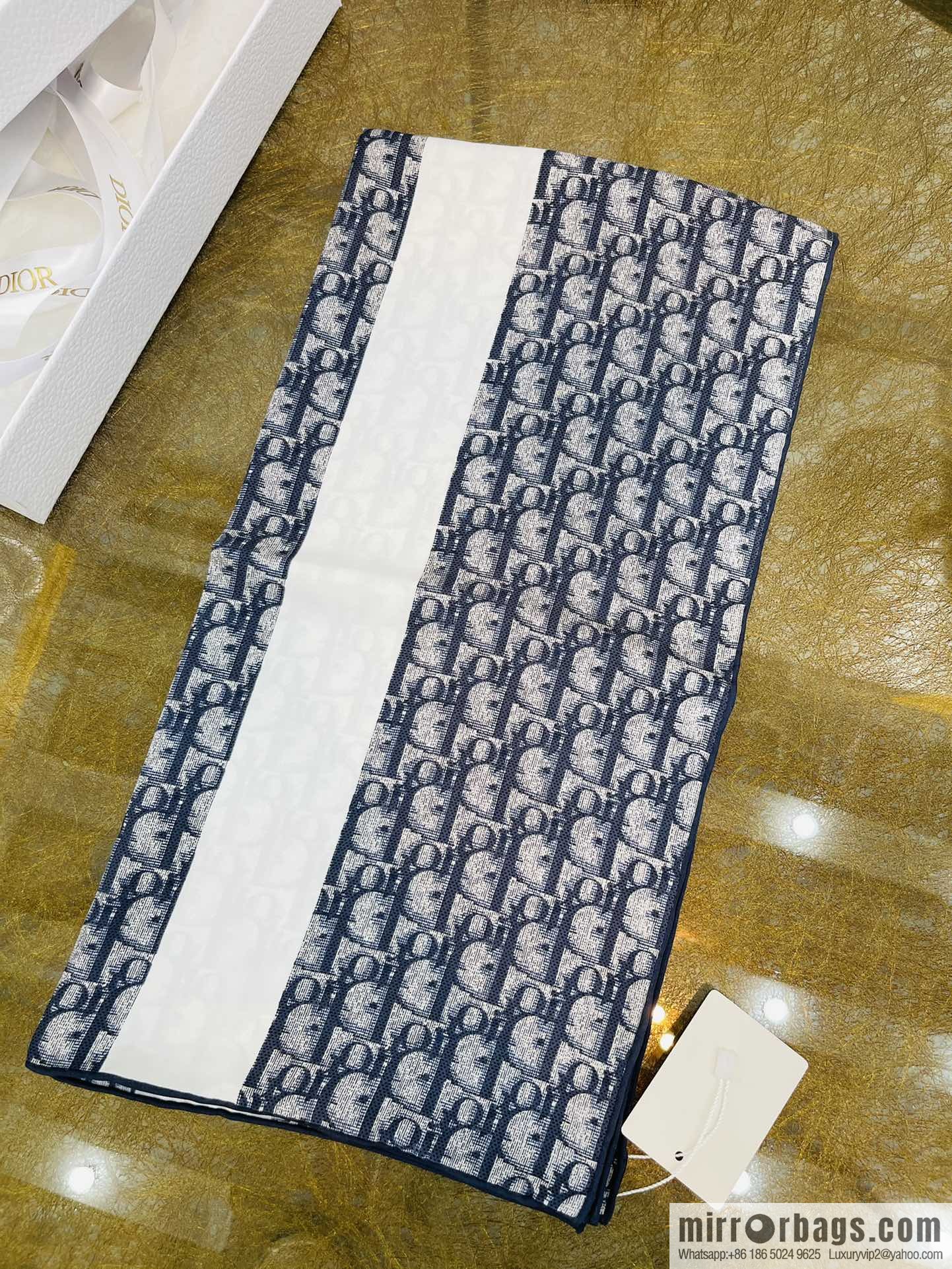 Dior sand wash 100% silk scarf