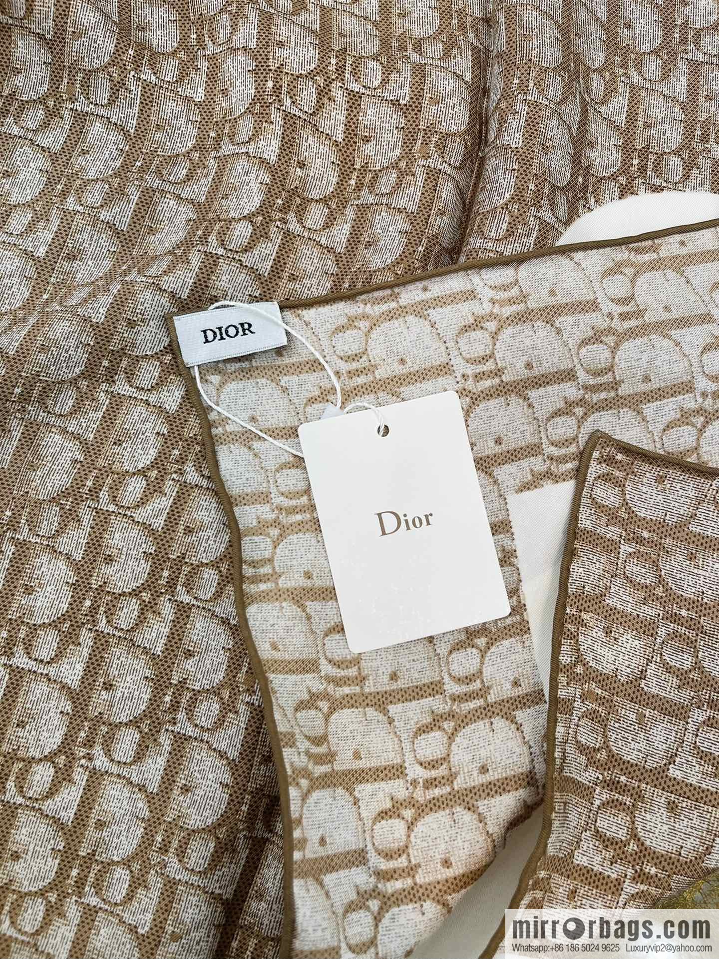 Dior sand wash 100% silk scarf