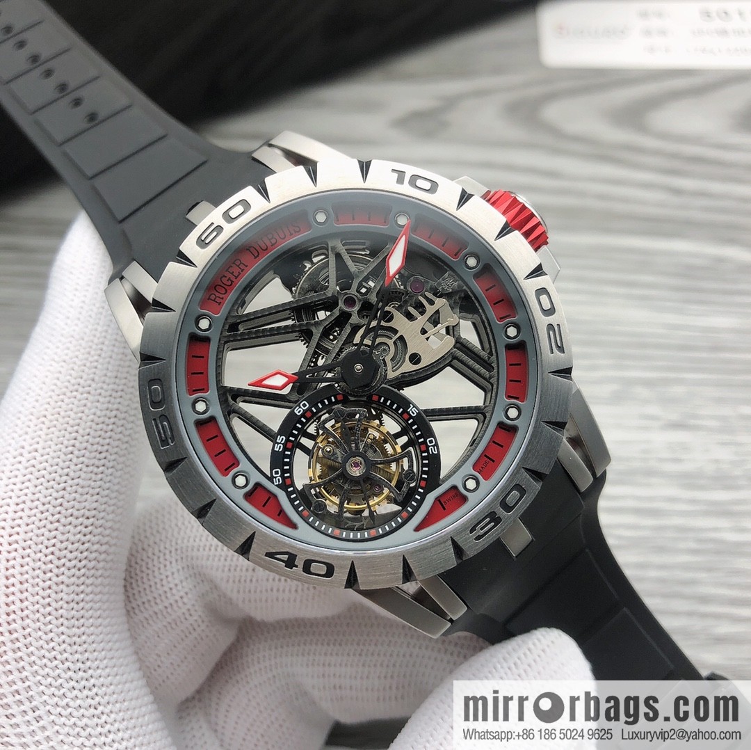JB Roger Dubuis Excalibur Spidr (King Series) 🎮 RDDBEX0479 Hollow Flying Tourbillon Watch