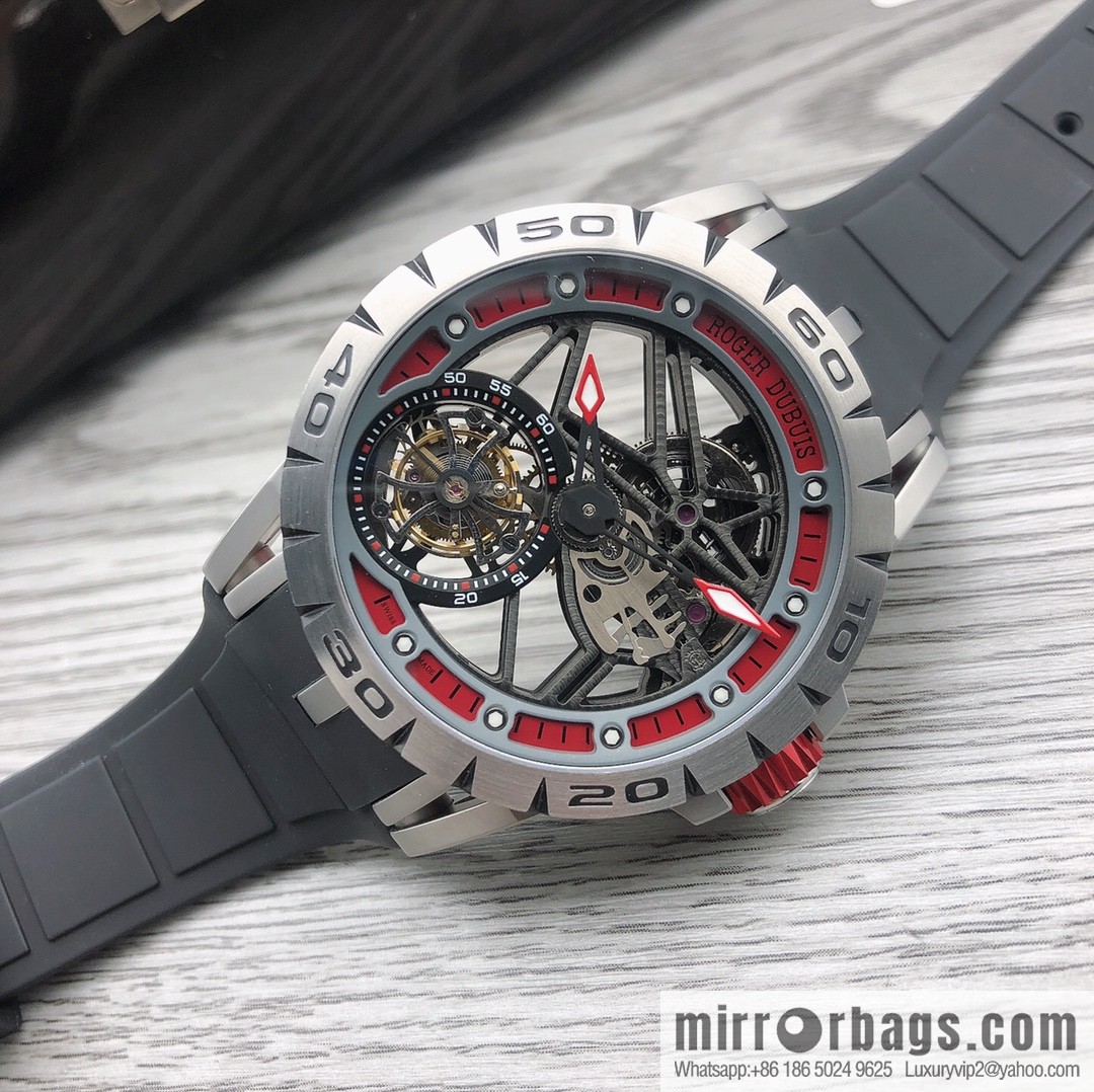 JB Roger Dubuis Excalibur Spidr (King Series) 🎮 RDDBEX0479 Hollow Flying Tourbillon Watch