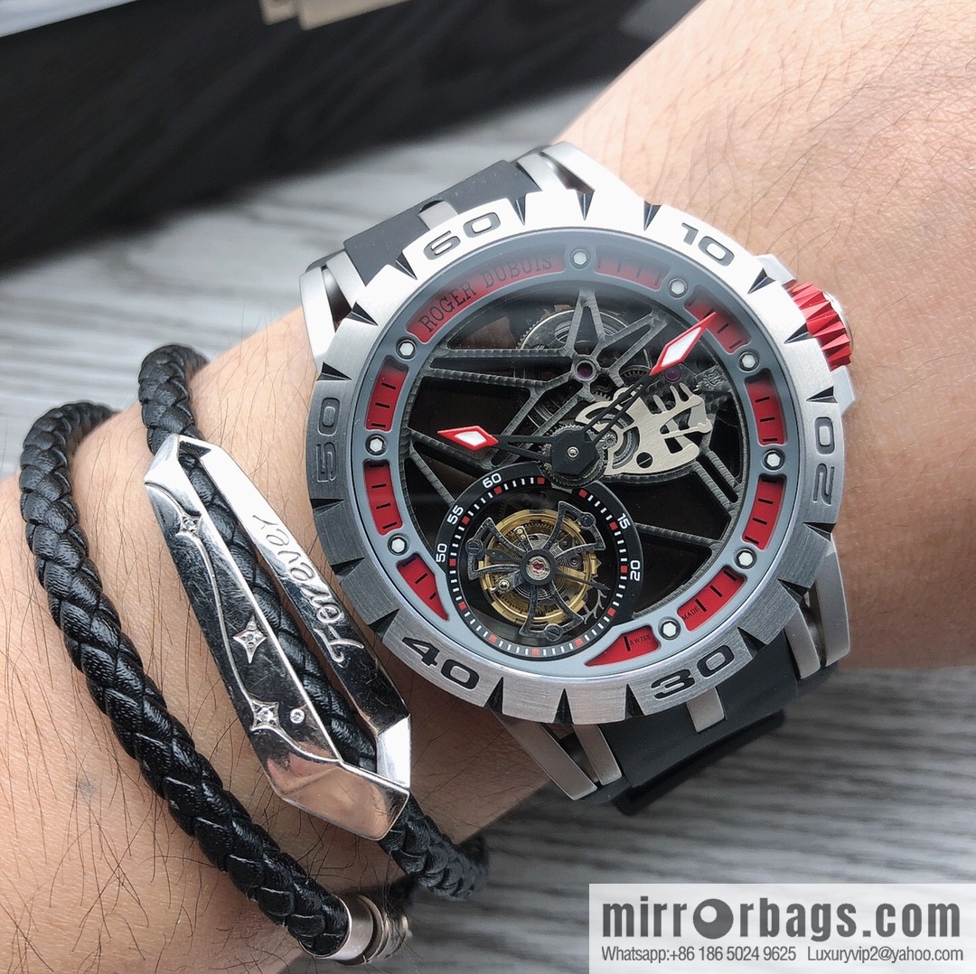 JB Roger Dubuis Excalibur Spidr (King Series) 🎮 RDDBEX0479 Hollow Flying Tourbillon Watch