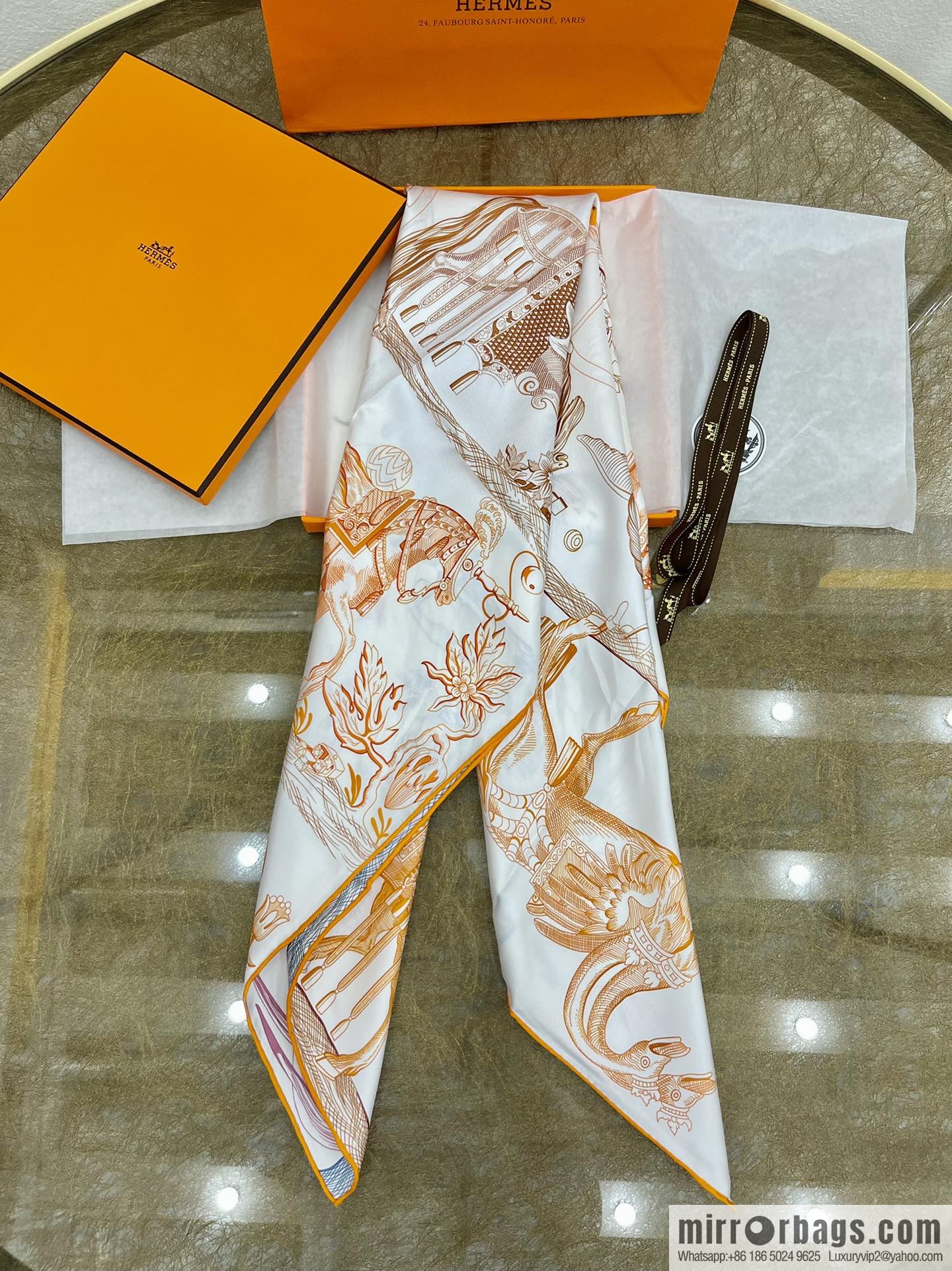 Hermes Magical Horse Rider 100% Silk Scarf