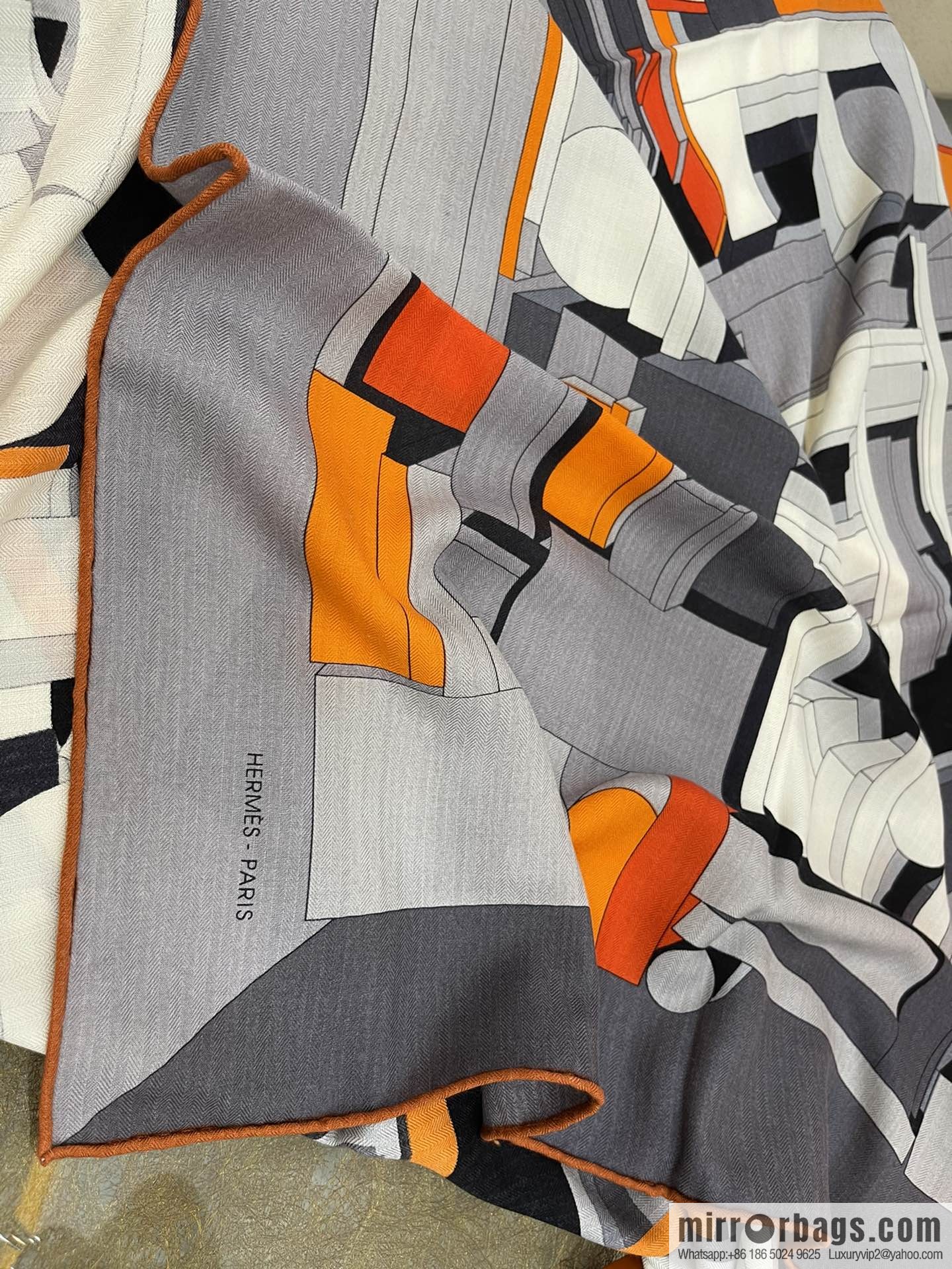 Hermes 21 new silk wool square scarf