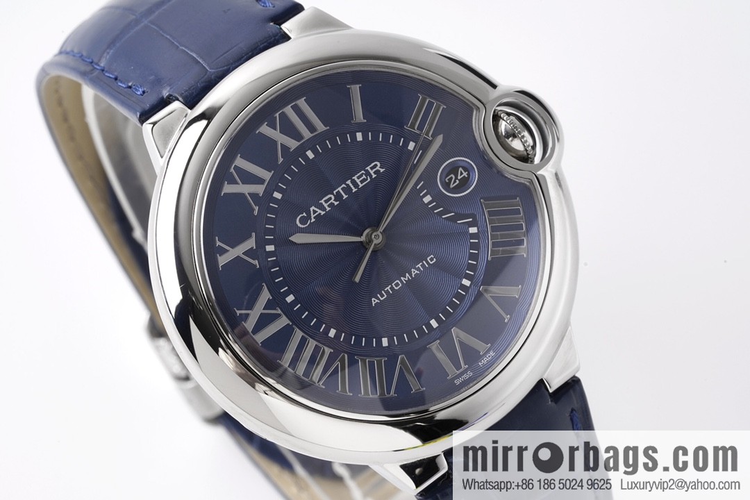 AF's strongest masterpiece! Cartier 42mm Blue Balloon WSBB0003 Men's Watch Upgraded 2824 Movement Series