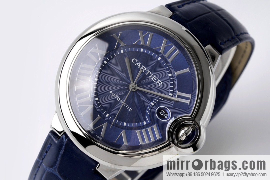 AF's strongest masterpiece! Cartier 42mm Blue Balloon WSBB0003 Men's Watch Upgraded 2824 Movement Series