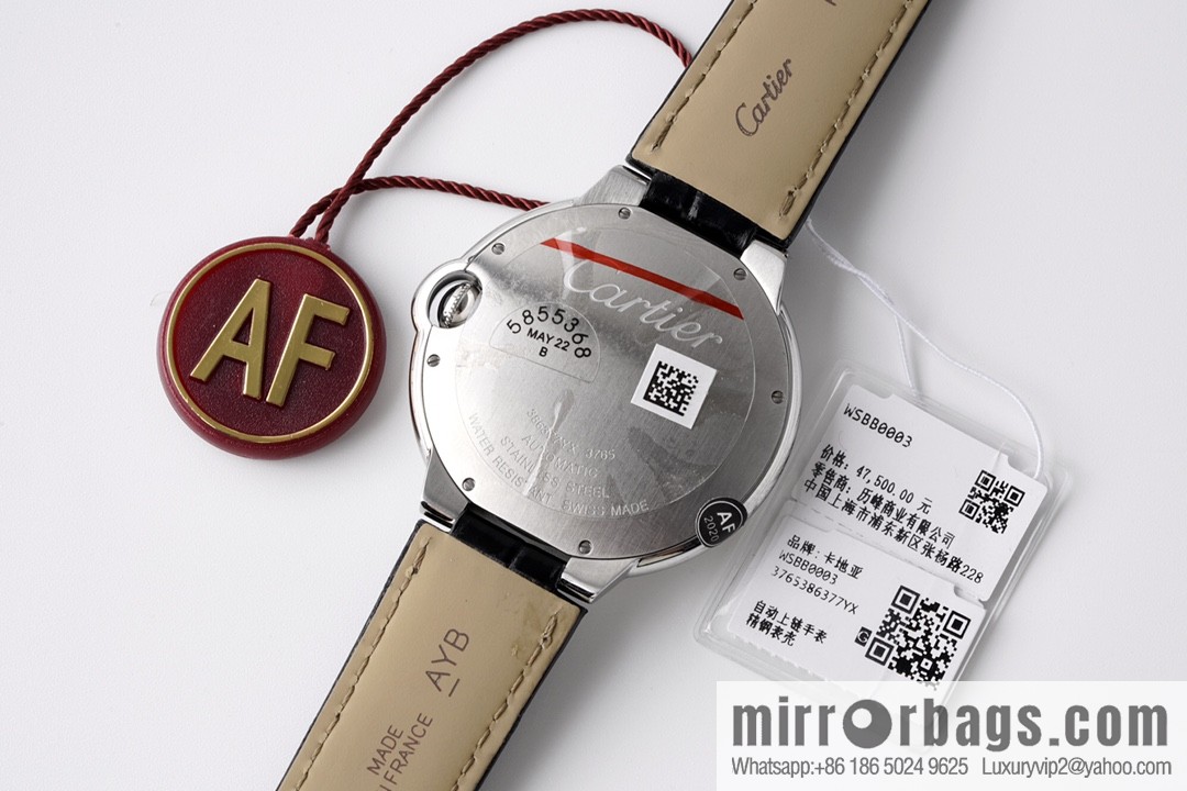 AF's strongest masterpiece! Cartier 42mm Blue Balloon WSBB0003 Men's Watch Upgraded 2824 Movement Series