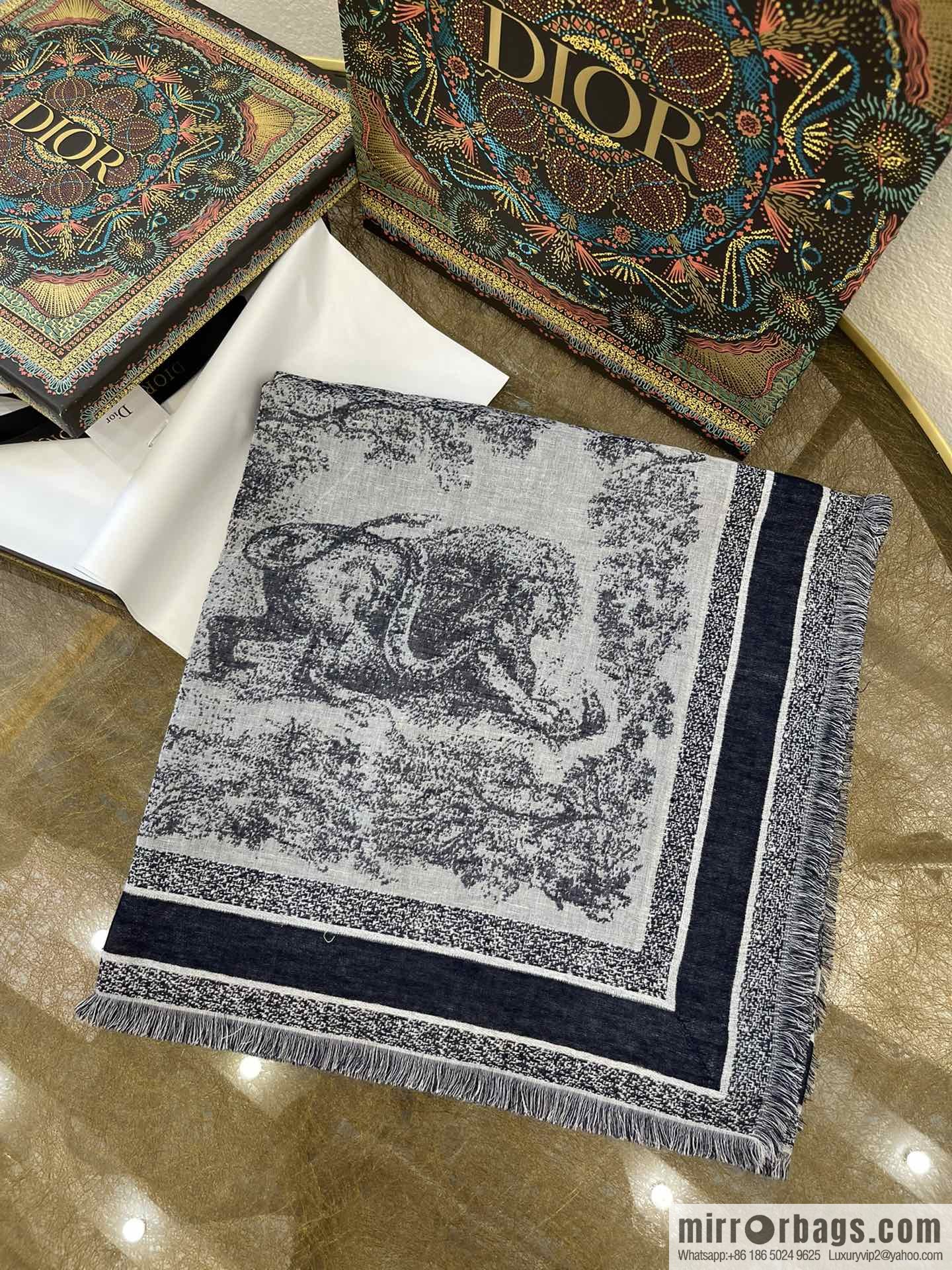Dior Jungle Jacquard Blended Shawl 14JOU140I142_C583