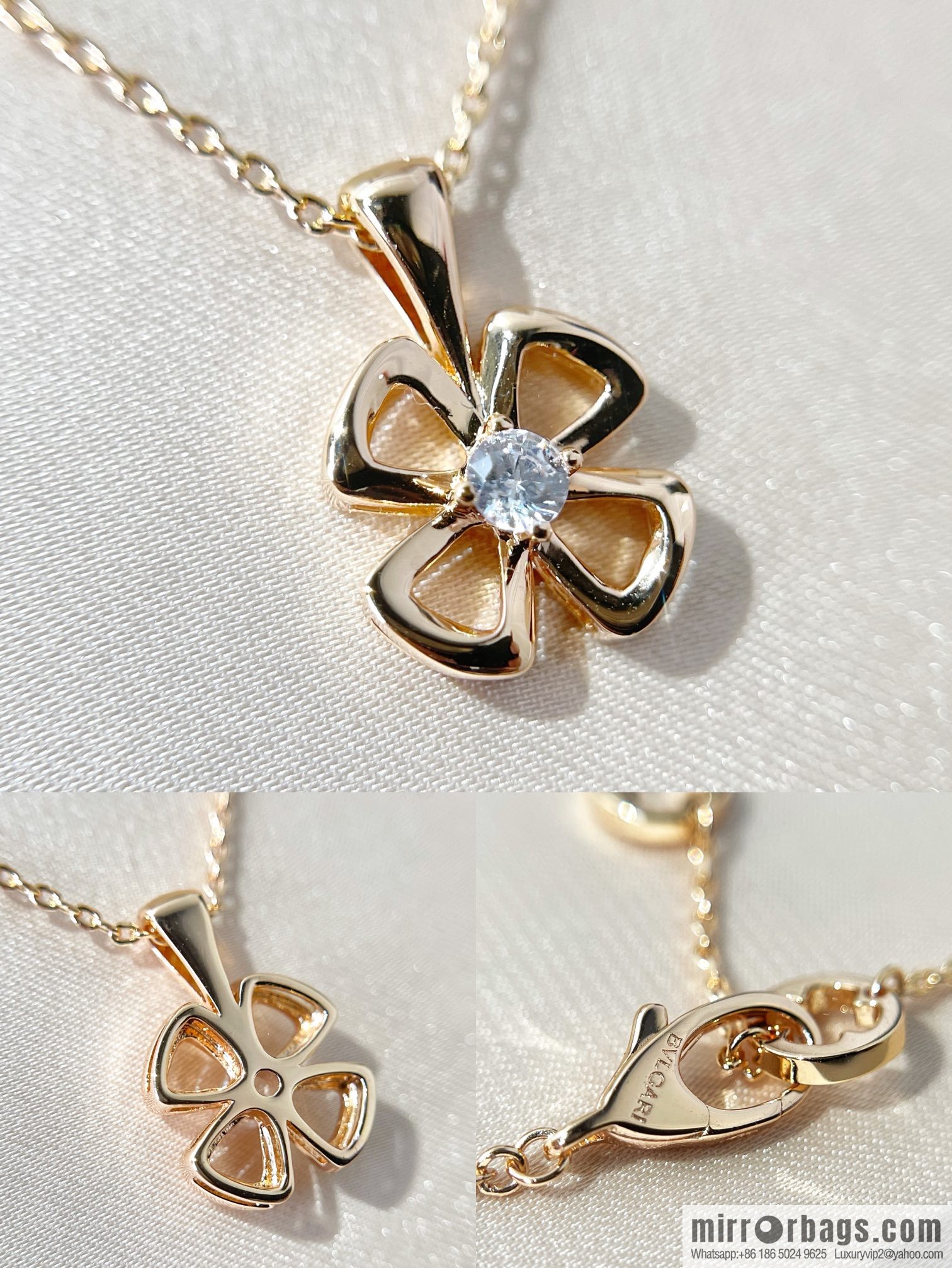 BVLGARI Bulgari series, four-leaf clover necklace